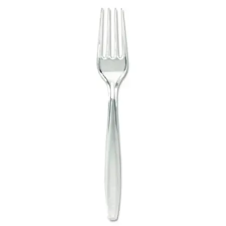 Clear Plastic Fork – Each Rental
