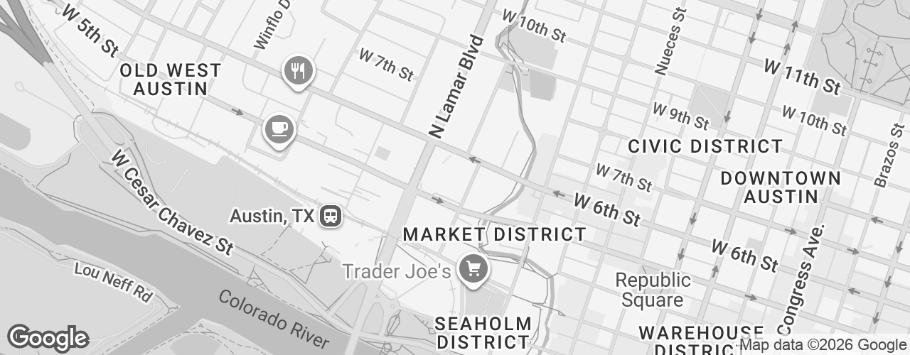 Map banner of Whole Foods Market Global Support Office