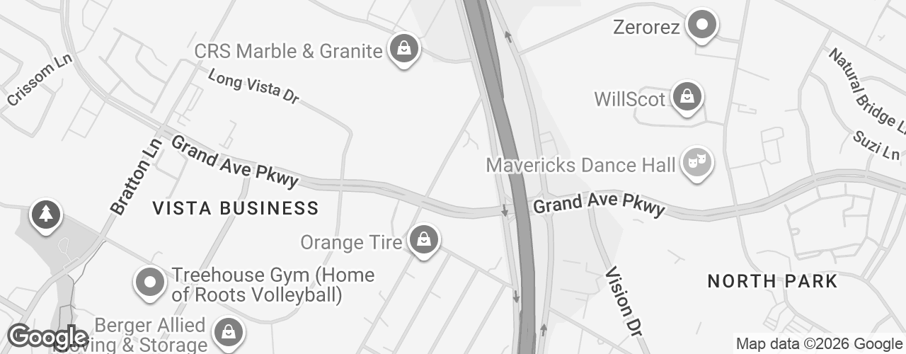 Map banner of Uptown Suites Extended Stay Austin, TX – Round Rock