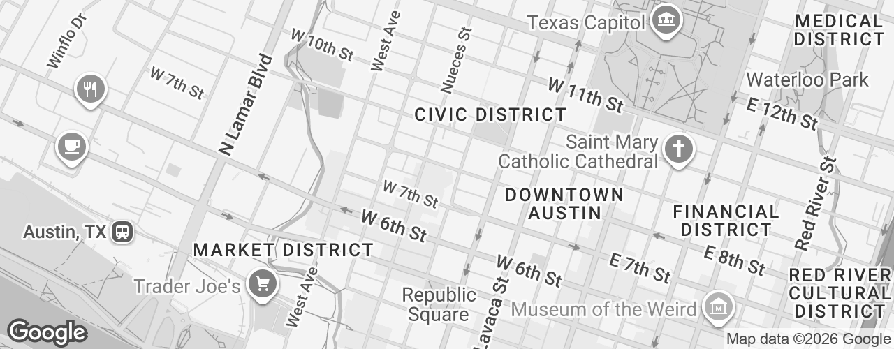 Map banner of Austin Women's Club