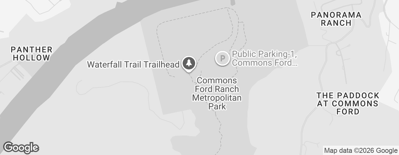 Map banner of Commons Ford Ranch