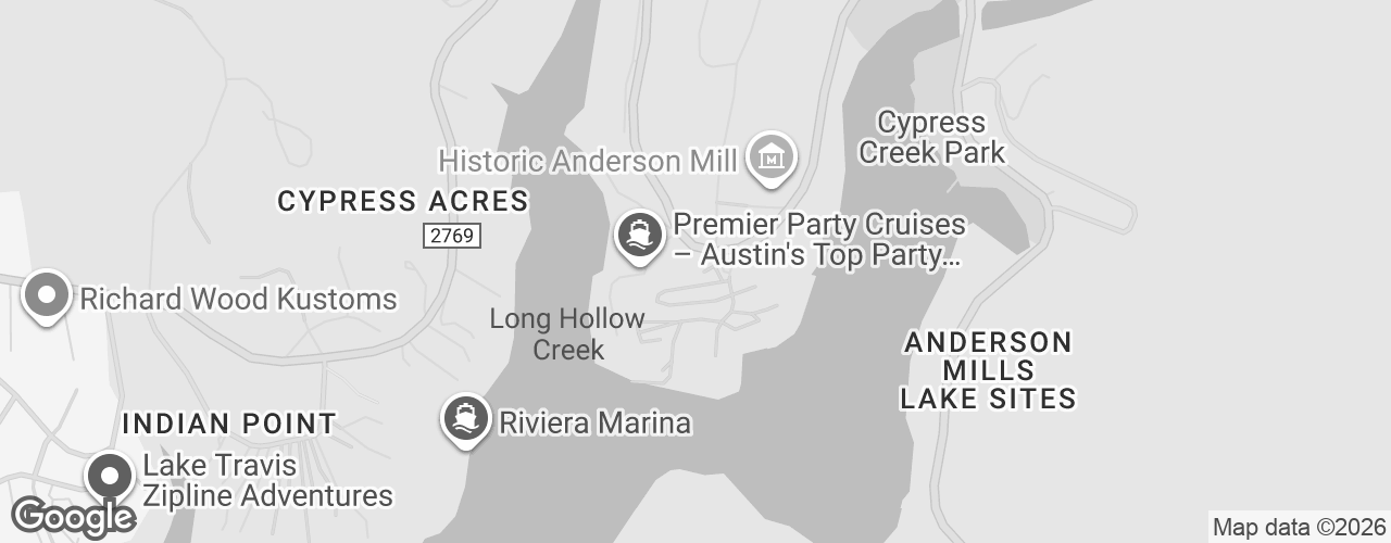 Map banner of Anderson Mill Marina