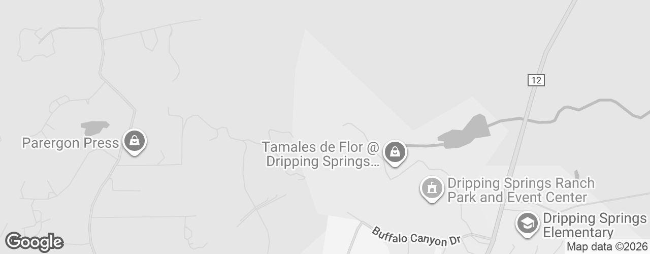 Map banner of Dripping Springs Ranch and Event Center
