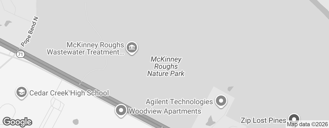 Map banner of McKinney Roughs Nature Park