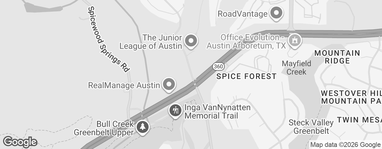 Map banner of Junior League of Austin