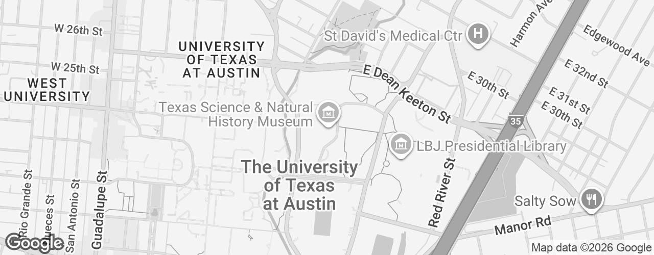 Map banner of Texas Memorial Museum