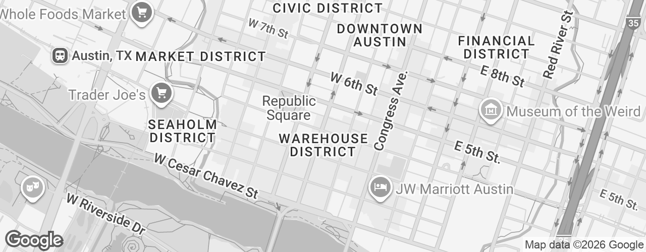 Map banner of Ferrari of Austin